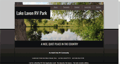 Desktop Screenshot of lakelavonrvpark.com